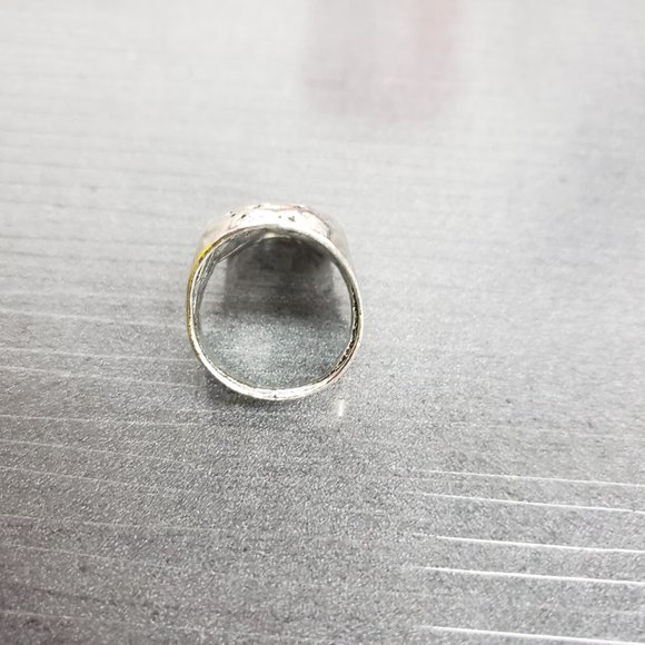 1/$10, 2/$15 -  Men's size 10 Silver-tone Skull Ring Fashion Jewelry - Picture 3 of 6